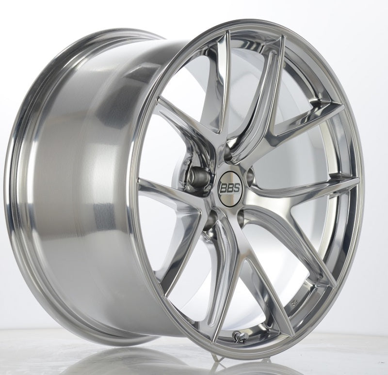 BBS CI0801CP CI-R 20x11.5 5x120 ET52 Ceramic Polished Rim Protector Wheel -82mm PFS/Clip Required