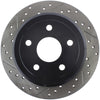 Stoptech 127.67067R Power Slot 07-13 Jeep Wrangler Rear Right Drilled & Slotted Rotor
