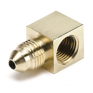 AutoMeter 3270 AutoMeter Fitting Adapter 90 Deg. 1/8in. NPT Female To -3AN Male Brass