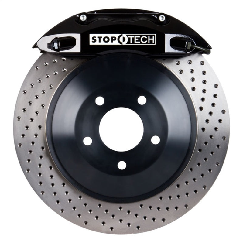 StopTech 82.241.0041.52 09 fits Dodge Challenger R/T 350 Rear 1PC Touring BBK w/ Black ST-40 Caliper Drilled Rotors