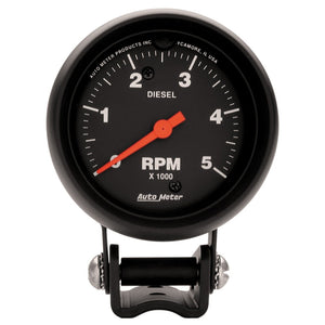 AutoMeter 2888 Autometer Z-Series 2-5/8in 5K RPM Diesel Pedestal Tachometer Gauge