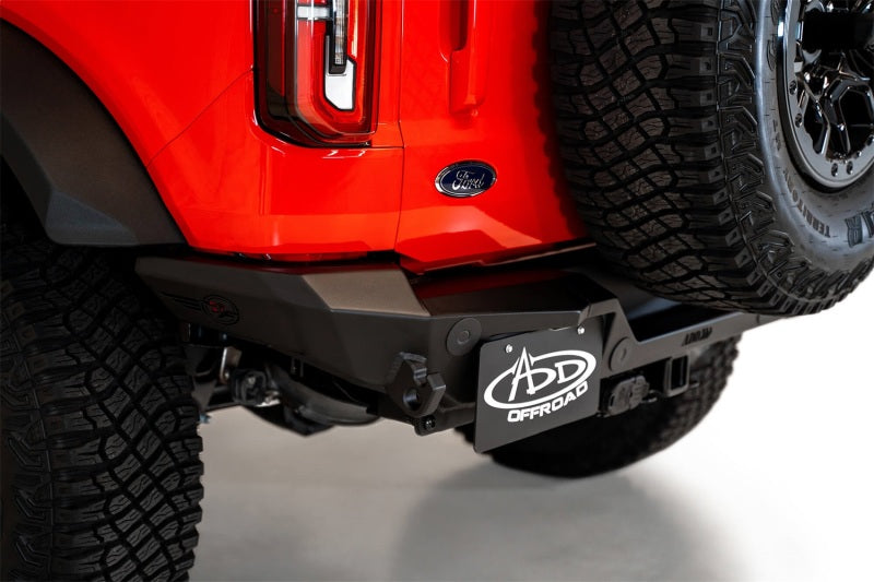 Addictive Desert Designs R23012NA01NA 2021+ fits Ford Bronco Rock Fighter Rear Bumper - Hammer Black