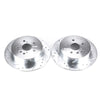 PowerStop fits Toyota 04-05 RAV4 Rear Evolution Drilled & Slotted Rotors - Pair
