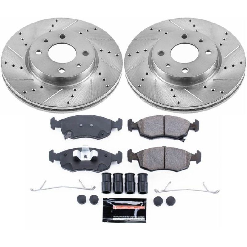 PowerStop K6290 fits Fiat 12-18 500 Front Z23 Evolution Sport Brake Kit