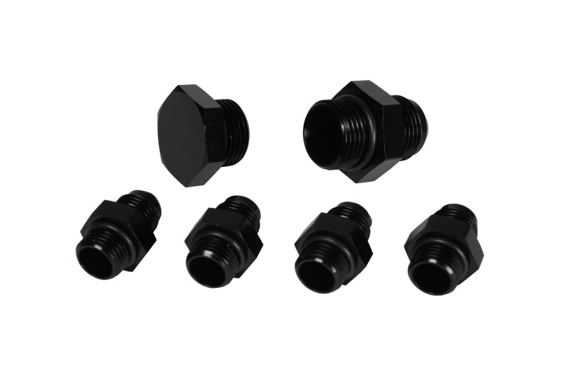 Aeromotive  15202 A4 Regulator Fitting Kit (for two (2) carbs) (4) AN-06/(1) AN-