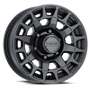 Raceline 873B Backcountry Trailer 15x5in / 5x4.5 BP / 0mm Offset / 3.19mm Bore - Satin Black