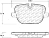 Stoptech 305.1427 10-13 Land Rover Ranger Rover Supercharged Street Select Rear Brake Pads