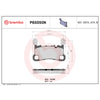 Brembo OE P65038N 20 21 fits Porsche 911/Panamera/Cayman/718 Cayman/718 Spyder R