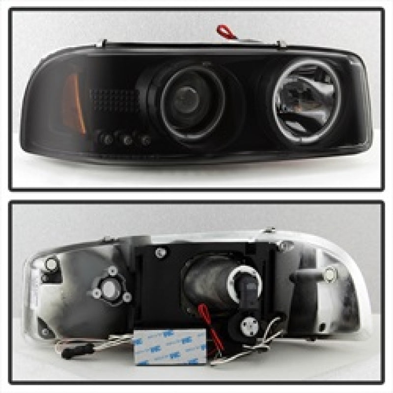 Spyder 5078704 fits GMC 99-06 Sierra 1500/2500 Projector Headlights CCFL Halo L