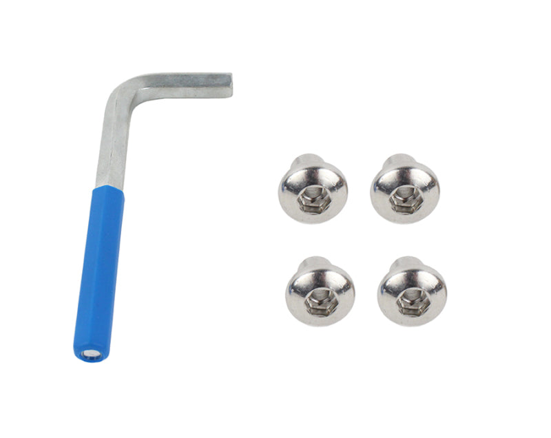 Kentrol 30713 fits Jeep 07-18 Wrangler JK OEM Anti-Theft Door Nuts 2 Door - Polished Silver