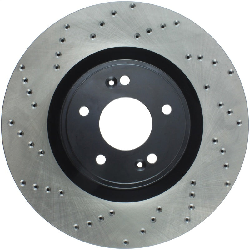 Stoptech 128.51036R Power Slot 10-13 Hyundai Genesis Coupe Track & R-Spec Front Right Drilled Rotor