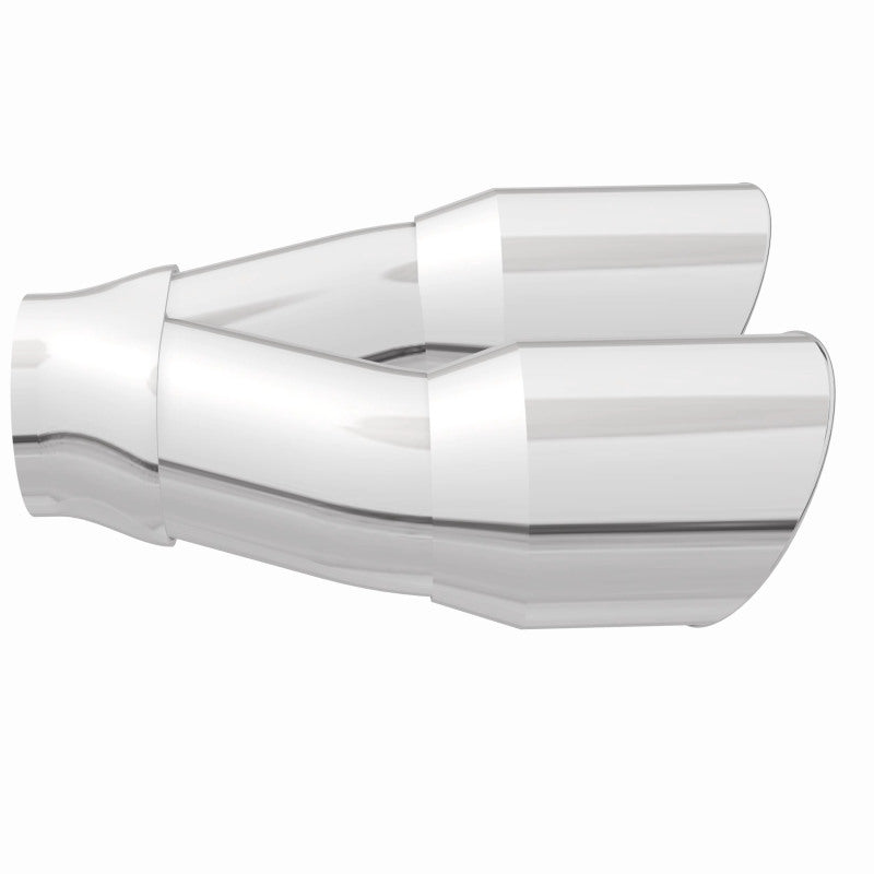 MagnaFlow 35226 Double Wall 3in Dual Round Polished Tip 2.25in Inlet