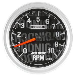 AutoMeter 4497-09000 Autometer Hoonigan 87mm 10K RPM Full Electronic Tachometer Gauge