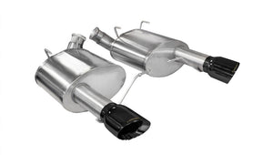 CORSA Performance 14316BLK Corsa 2011-2014 fits Ford Mustang GT/Boss 302 5.0L V8 Black Sport Axle-Back Exhaust