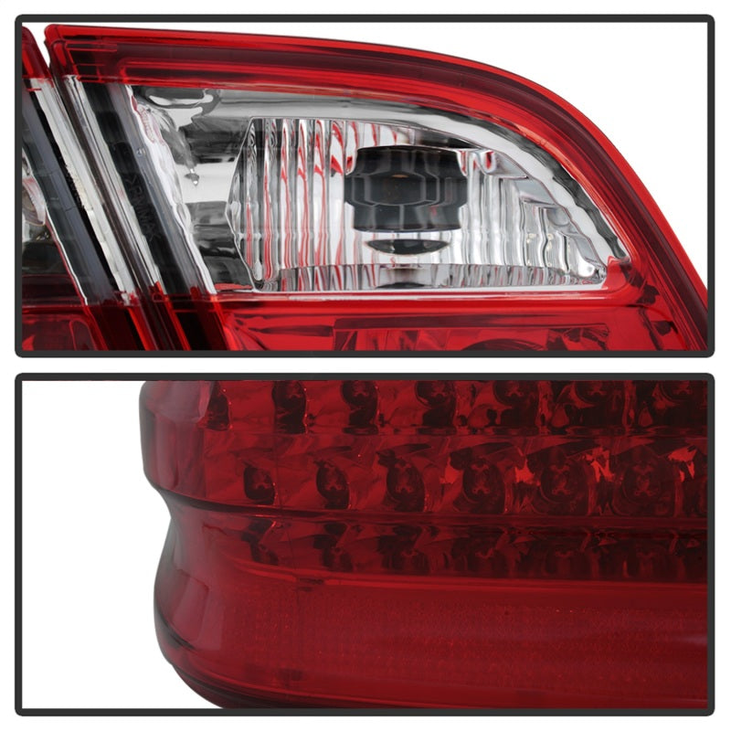 5020642 Xtune fits Mercedes Benz W210 E-Class LED Tail Lights Red Clear ALT-CL