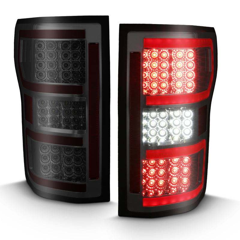 ANZO 311315 2019 fits Ford 18-20 F-150 LED Taillight Smoke (Red Light Bar) (w/ Sequential)