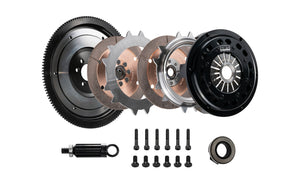 DKM Clutch MRX-006-074 09-10 fits BMW 135i 215mm Ceramic Twin Disc MRX Clutch Kit w/Flywheel (850 ft/lbs Torque)