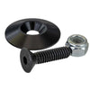 Moroso 71687 1.25in Taper Washer - Black Anodized (10 Pack w/Hardware)