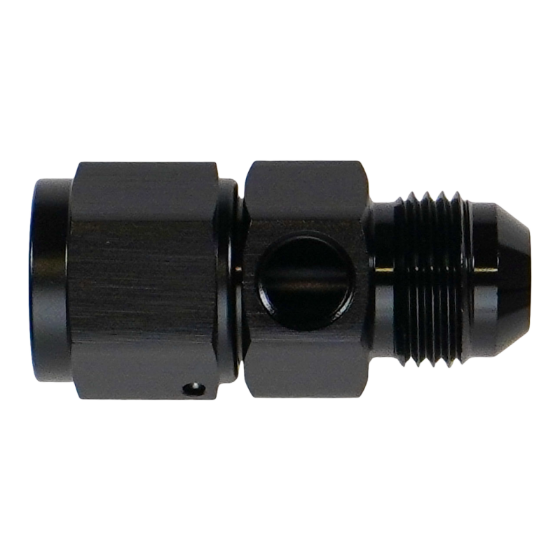 DeatschWerks 6-02-0774-B 8AN Male Flare to Female Flare Swivel with 1/8th NPT