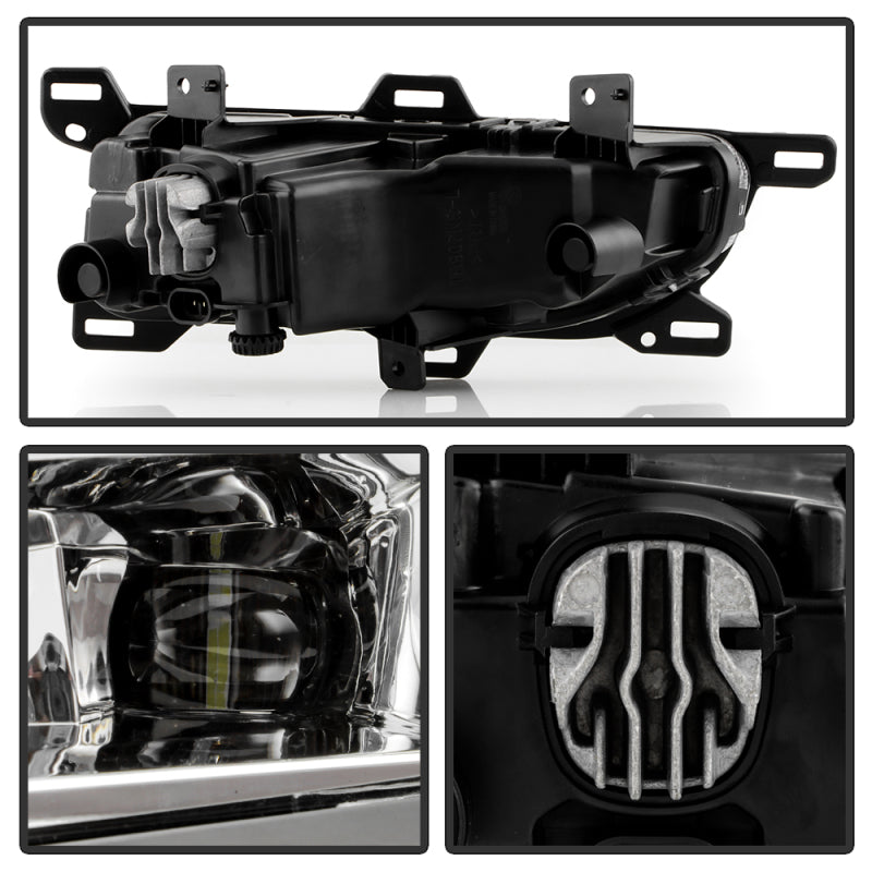 Spyder 9051333 fits Nissan 20-22 Titan OEM Style Fog Lights w/Switch (Bulbs Siz