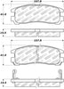 Stoptech 305.0383 Street Select Brake Pads - Rear