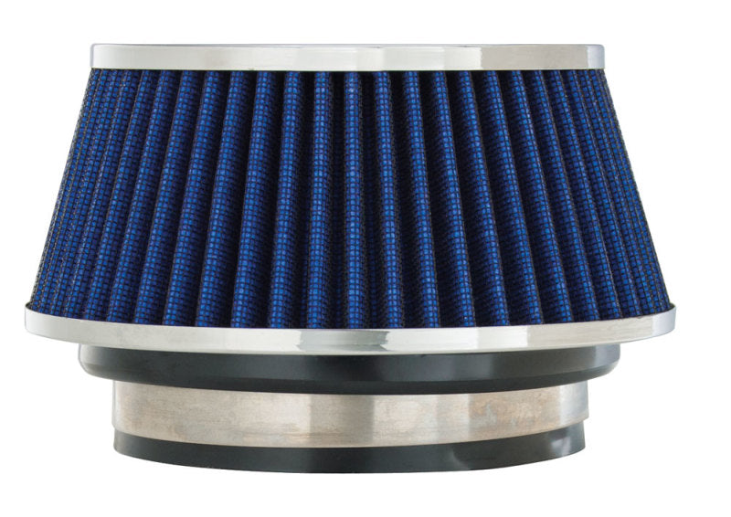 Spectre 8166 Adjustable Conical Air Filter 2-1/2in. Tall (Fits 3in. / 3-1/2in. / 4in. Tubes) - Blue