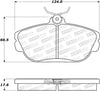 Stoptech 308.0601 Street Brake Pads - Front