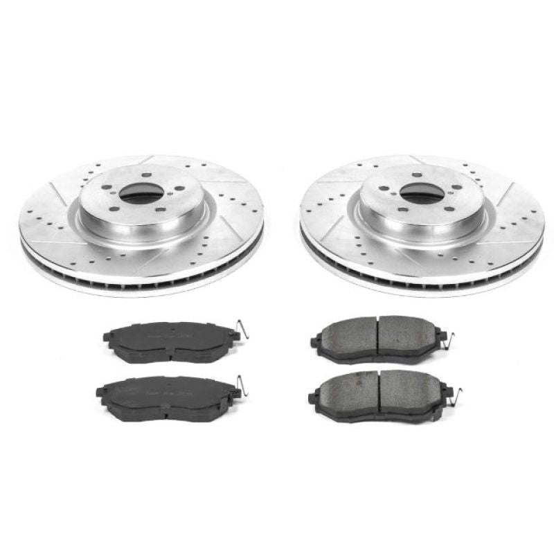 PowerStop K285 fits Subaru 14-18 Forester Front Z23 Evolution Sport Brake Kit