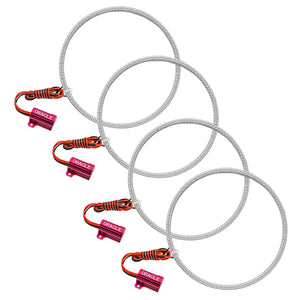 Oracle 10-12 Nissan Altima Coupe LED Headlight Halo Kit - Red