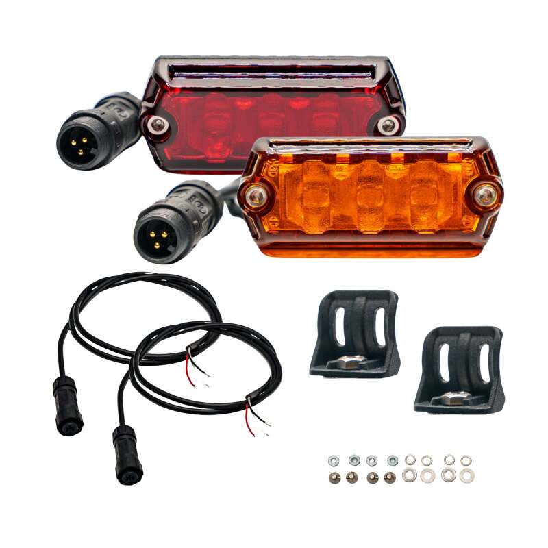 Nacho Offroad Technology NAN412 Nacho Lighting Nano Chase Light - Amber-Red
