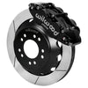 Wilwood Ford Mustang II Ford Narrow Superlite 6 Front Brake Kit w/ 12.88in Slotted Rotor - Black