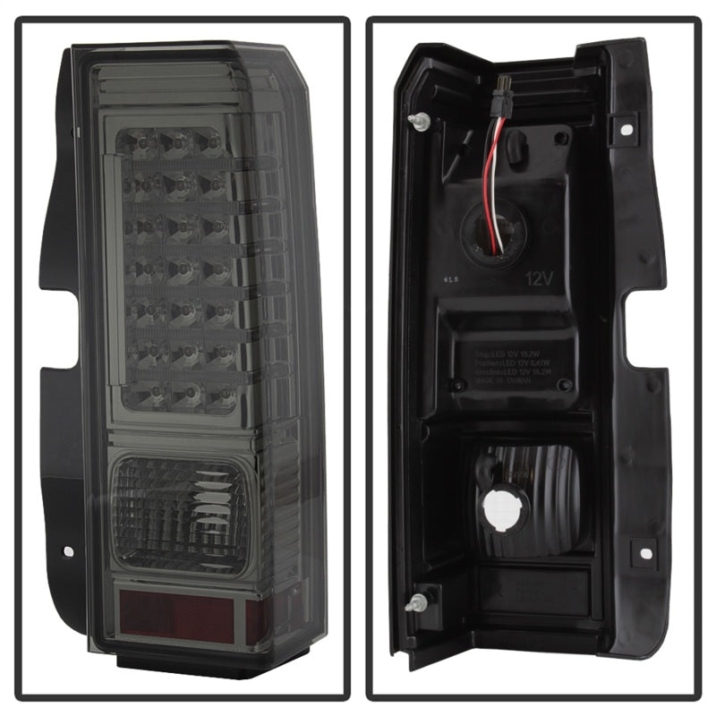 5013064 Xtune fits Hummer 06-09 H3 ( Non H3T ) LED Tail Lights Smoke ALT-ON-HH