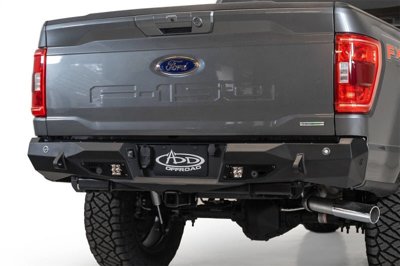 Addictive Desert Designs R191231280103 2021 fits Ford F-150 Stealth Fighter Rear Bumper w/ Back up Sensors