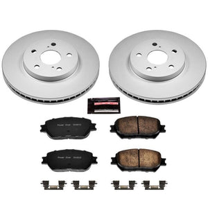 PowerStop CRK2414 fits Toyota Camry Front Z17 Evolution Geomet Coated Brake Kit