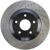 Stoptech 127.62060R 04 & 08 Cadillac XLR/XLR-V / 97-04 Chevy Corvette Slotted & Drilled Front Right Rotor