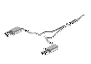 Ford Racing fits 2024 Mustang 2.3L Extreme Non-Active Cat-Back Exhaust w/GT Valance - Chrome Tip