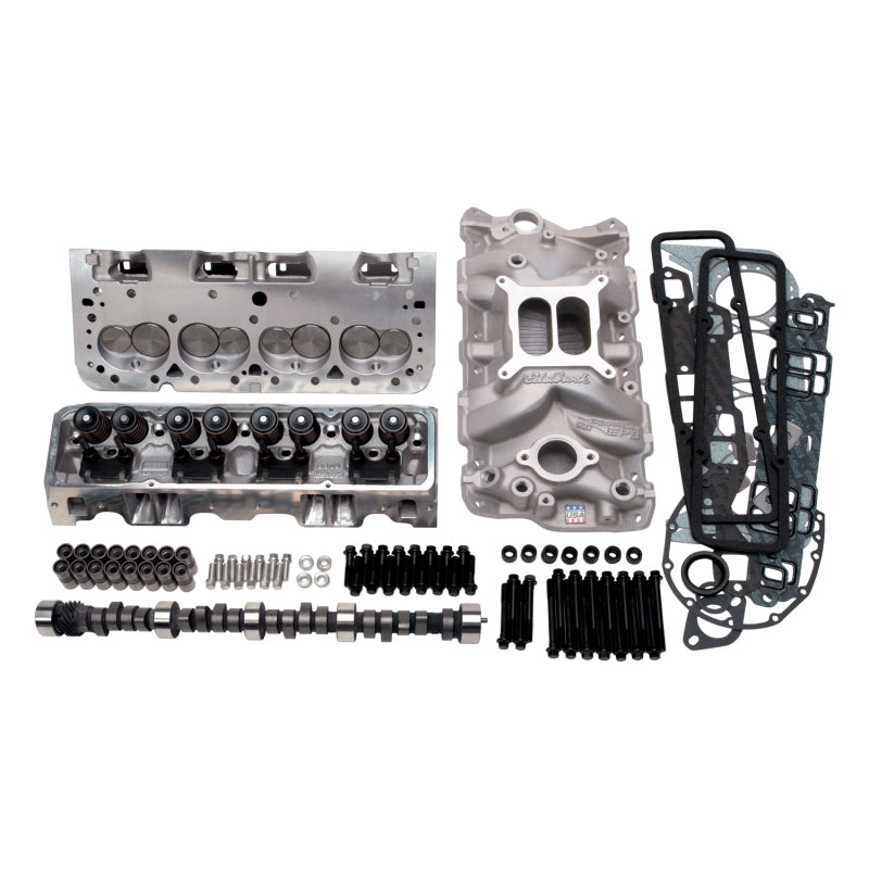 Edelbrock 2022 Power Package Top End Kit E-Street and Performer fits SBC