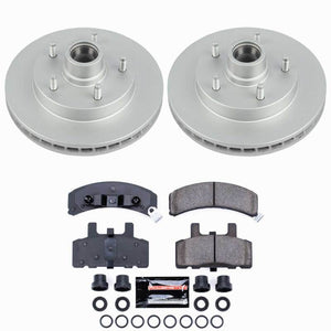 Power Stop 94-99 Dodge Ram 1500 Front Z23 Coated Brake Kit
