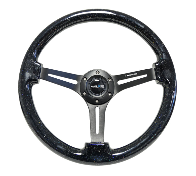 NRG RST-018BSB-BK RST-018BSB-BK Reinforced Steering Wheel Black Multi Color