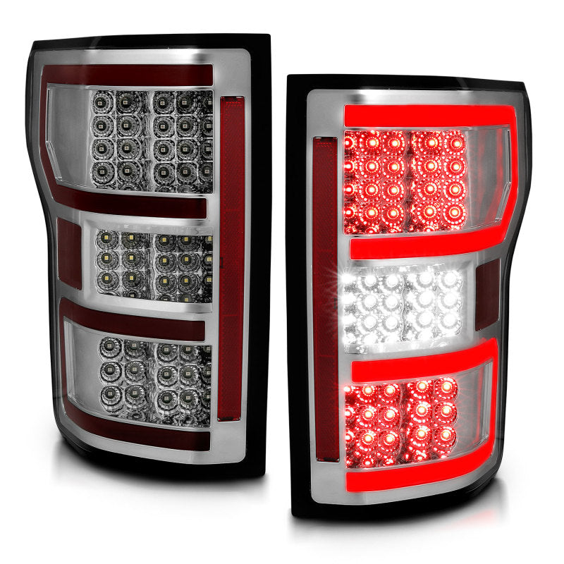 ANZO 321340 fits Ford 18-19 F-150 LED Taillights Chrome