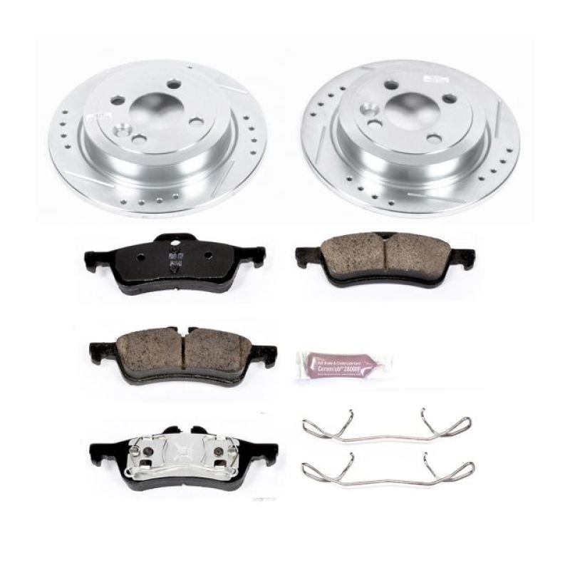 PowerStop K6280 fits Mini 07-08 Cooper Rear Z23 Evolution Sport Brake Kit