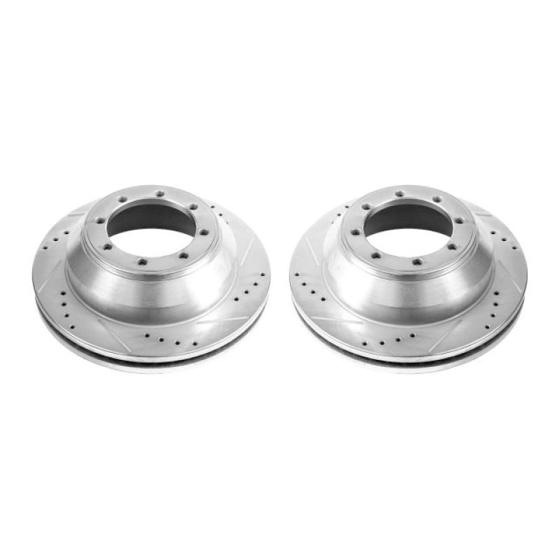 Power Stop fits Ford E-450 Super Duty Rear Drilled & Slotted Rotor - Pair