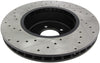 Stoptech 127.34071L 08-09 BMW 535 Series / 04-09 545i/550i/645Ci/650i Slotted & Drilled Left Front Rotor