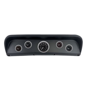 AutoMeter 2937-15 Autometer Chrono Chrome Direct Fit Dash Kit 67-72 fits Ford F100 (1 x 3-3/8in. / 4 x 2-1/16in.)