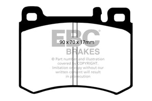 EBC UD424 86-89 fits Mercedes-Benz 560 SL Ultimax Front Brake Pads