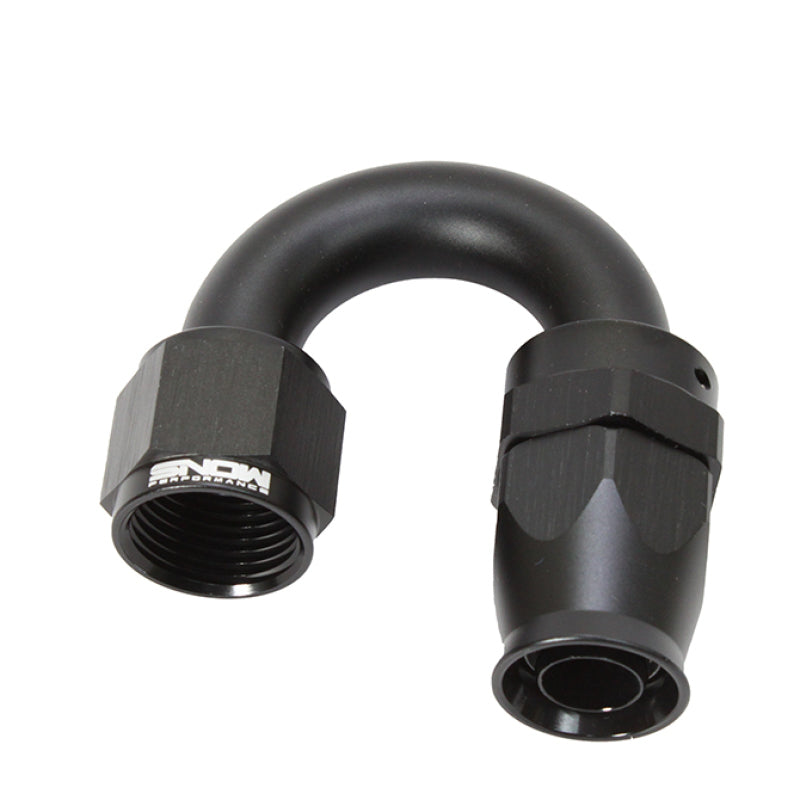 Snow Performance SNF-60118Snow -10AN 180 Degree PTFE Hose End (Black)