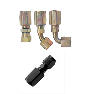 Fragola 250106 -6AN Straight Hose End - Power Steering