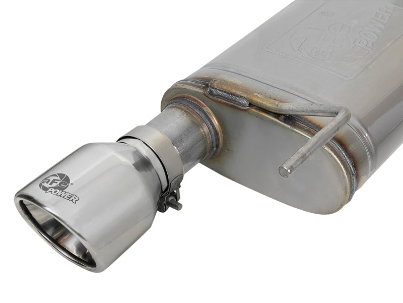 AFE 49-43105-P orce-Xp SS Axle Back Exhaust w/Polished Tips 15-17 fits Ford Mus