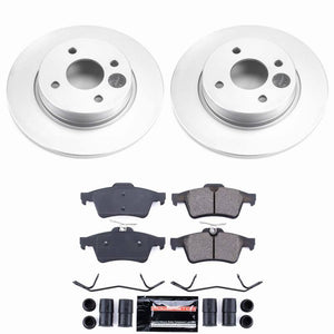 Power Stop 18-21 Ford EcoSport Rear Z23 Coated Brake Kit