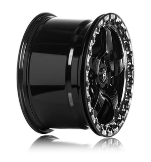 Forgestar F00182063P56 D5 Beadlock 18x12/5x120.65 BP/ET56/8.8in BS Black Wheel